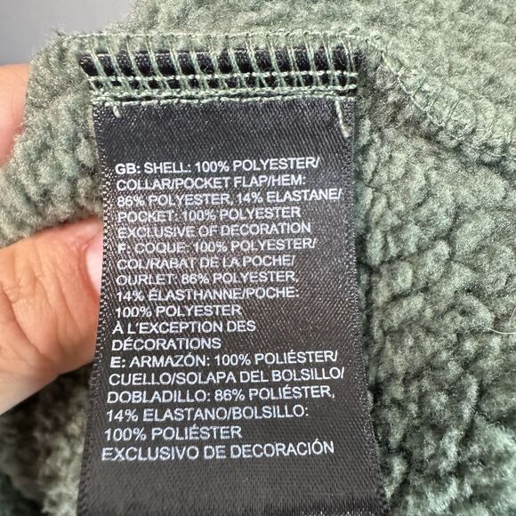 The North Face Sweater M Men Green 1/2 Zip Fleece Outdoor Gorpcore Adventure - Picture 8 of 11